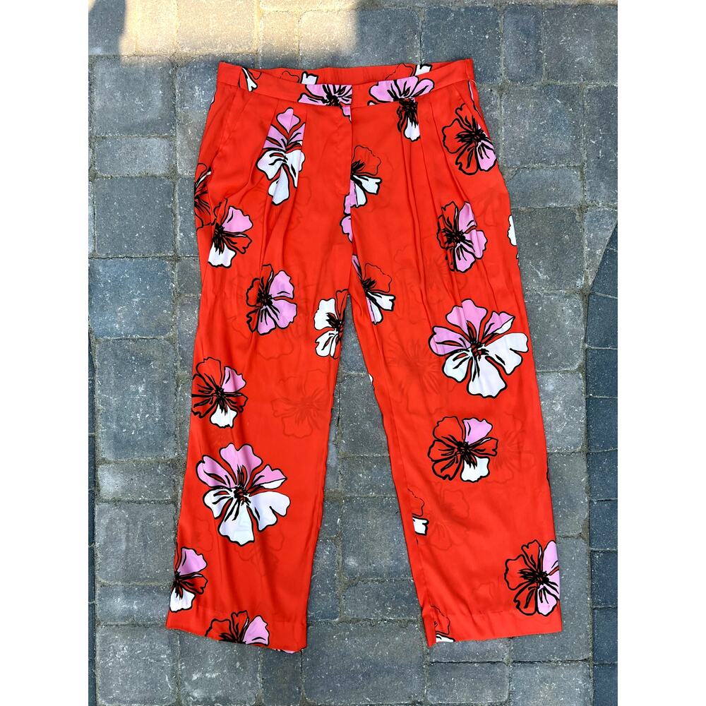 Vince Camuto spring floral wide leg dress pants size XL - Picture 5 of 8